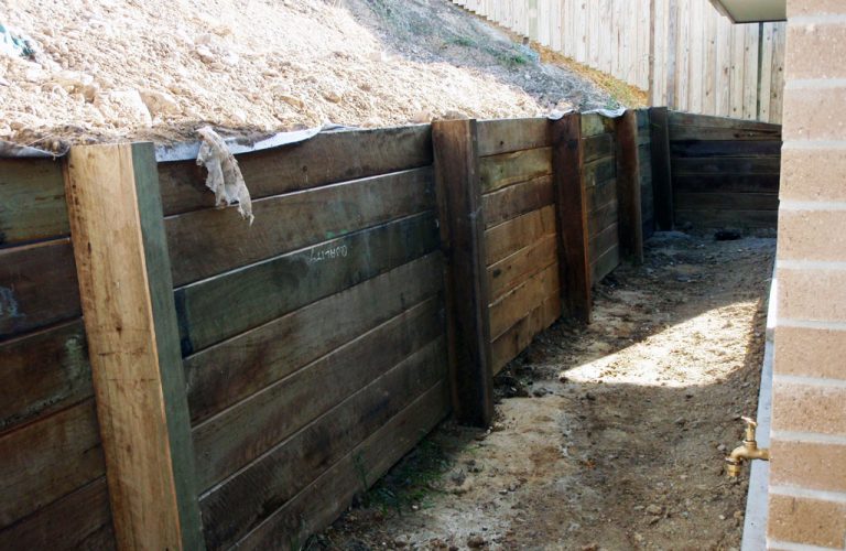 Sleeper Retaining Walls