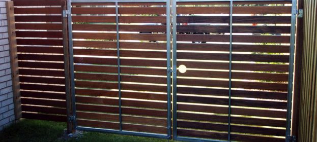 Steel Framed Timber Gates