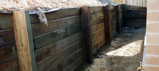 Sleeper Retaining Walls